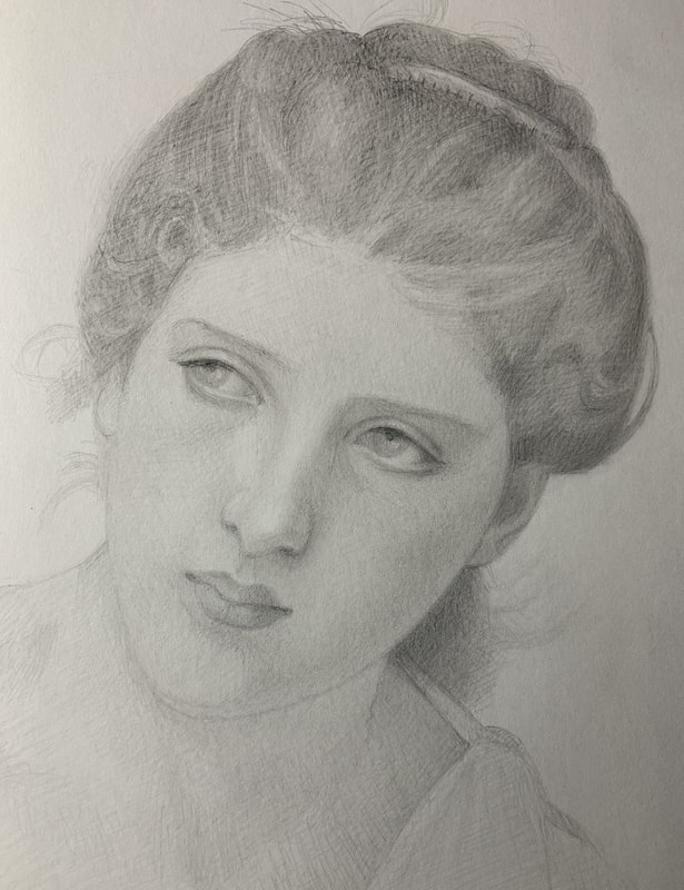 Bouguereau pencil study