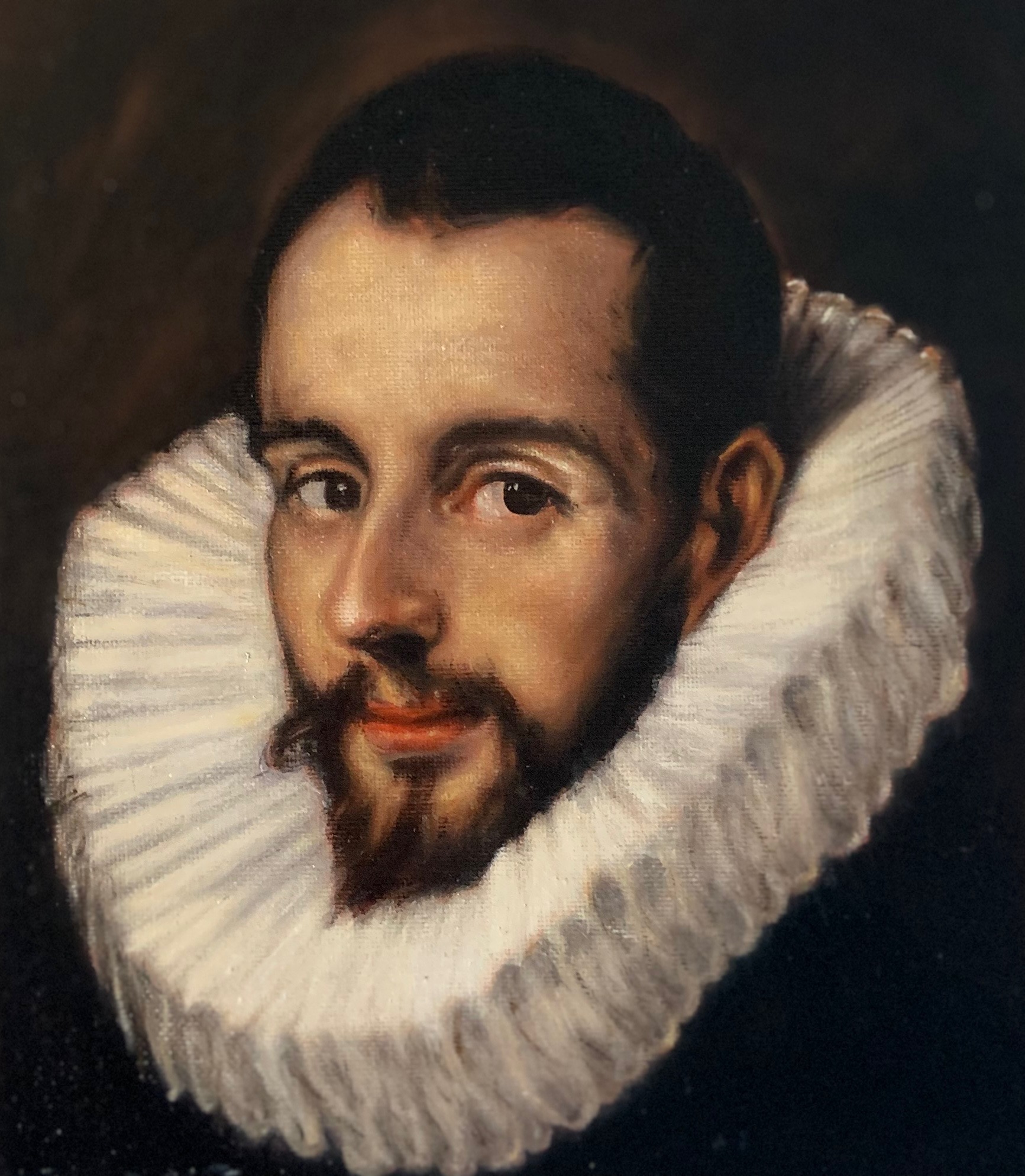 El Greco Portrait of the Artist's Son copy