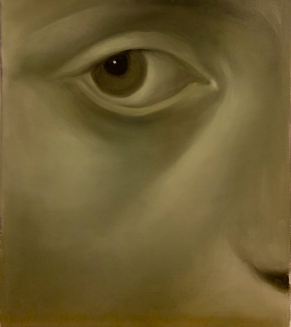 Eye study, second work, step 3