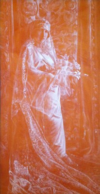 Jane Arnot Kavanagh — Bride, painting of a woman in bridal dress
