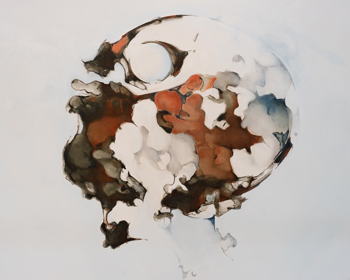 Marc St. Jean — Crâne, contemporary oil painting, 2024